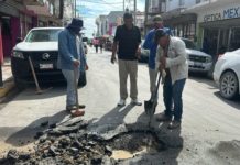 Reparó COMAPA fugas de Agua en las colonias Lomas de la torre y Zona Centro
