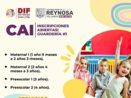 Atiende DIF Reynosa a familias con servicio de guardería