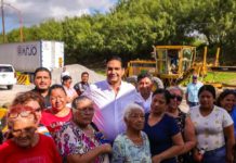 Supervisaron vecinos y Alcalde de Reynosa obra de pavimentación por 12.9 MDP