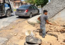 Reparó COMAPA fugas de agua potable en diferentes sectores