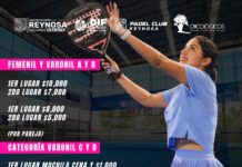 Invita DIF Reynosa a Primer Torneo de Pádel el 21 y 22 de septiembre