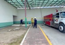 Bomberos acuden a conato de incendio en hospital Materno Infantil