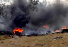 Bomberos acuden ha llamados de incendios en pastizales