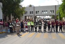 Realizan simulacro en Nuevo Laredo en memoria de los terremotos de 1985 y del 2017