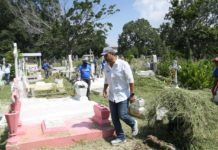 Realizan Amplia Jornada de Limpieza en el Cementerio Municipal