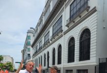 Avanza Obra de Reconfiguración en la calle Salvador Díaz Mirón de la Zona Centro