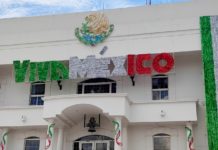 Patriotismo de Septiembre llegó a palacio de gobierno Municipal
