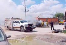 Se quema unidad en colonia Balcones de Alcalá y deja daños materiales