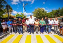 Inauguró Carlos Peña Ortiz pavimentación por más de 3.4 MDP en colonia Ruiz Cortinez