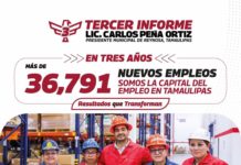 Reynosa en ascenso y transformación: Tercer Informe de Gobierno del Presidente Carlos Peña Ortiz