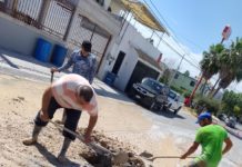Reparó COMAPA fugas de agua potable en las colonias Aztlán y Fuentes Coloniales