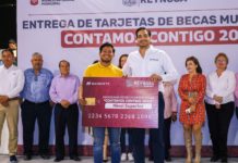 Entregará Gobierno de Carlos Peña Ortiz tarjetas de Becas Municipales