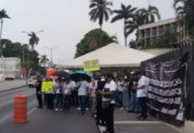 Se vuelven a manifestar en Tampico por reforma Judicial