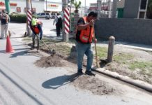 Sanea Gobierno de Carlos Peña Ortiz más de 14 mil metros lineales de avenidas en primeros 10 días