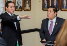 Toma protesta como alcalde de Valle Hermoso Alberto Alanis