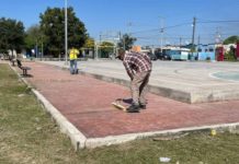 Realizan jornada de limpieza en colonias de Camargo