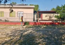 Trabajos de Limpieza en Esc. Prim. Niños Héroes, en Poblado Villanueva