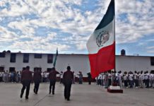 Realizan ceremonia y honores en CEDES de Matamoros