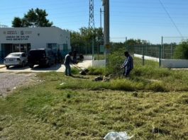 Realizan mantenimiento en las instalaciones del IMSS del Poblado Venecia