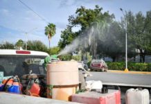 Realizan fumigación contra el dengue, Zika y chikungya