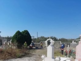Realizan trabajos de limpieza en los panteones de las comunidades rurales