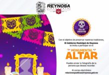 Instalará Gobierno de Reynosa Monumental Altar del Día de Muertos
