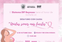 Invita DIF Reynosa a desayuno con causa “Unidas Somos Más Fuertes”