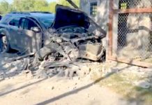 Accidente en carretera a Río Bravo deja cuantiosos daños materiales