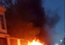 Incendio en predio moviliza a unidades de bomberos