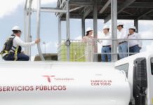 Inicia Mónica Villarreal histórico programa de rieego con aguas tratadas