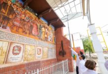 Mostró el Presidente Carlos Peña Ortiz al MVZ Dámaso Anaya Alvarado la transformación de la ciudad