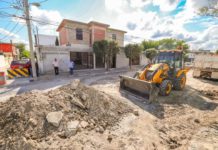 Pavimenta Gobierno de Carlos Peña Ortiz calle Pachuca con recursos de REPUVE