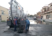 Sondeó COMAPA red de drenaje en la colonia Rodríguez