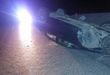 Vuelca unidad en carretera federal 85