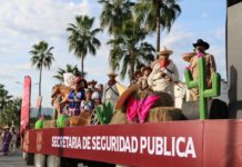 Participa SSPT en tradicional desfile de la Revolución Mexicana