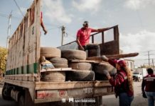 Continúa jornada de descacharrización en calles de Matamoros