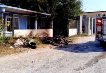 Bomberos acuden a conato de incendio que dejo solo daños materiales