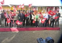 Dan banderazo inaugural de El Buen Fin, empresarios y funcionarios