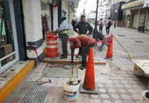 Rehabilitan Zonas Peatonales en la Zona Centro de Tampico