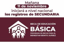Invita Alcalde Carlos Peña Ortiz al Registro de Beca Universal para Estudiantes de Secundaria