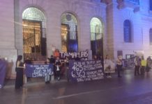 Colectivos feministas marchan en Tampico por el Día Internacional de la Eliminación de la Violencia contra la Mujer