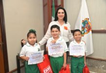 Reconoce Mónica Villarreal a Estudiantes Ganadores de Concurso SIPINNA