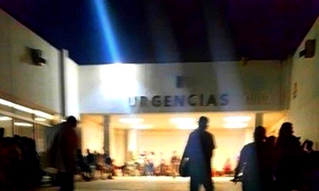 Persona sale lesionada en accidente vial y es trasladado a jun hospital