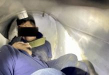 Descubren dos indocumentados ocultos dentro de tanque de combustible