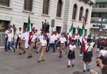 Desfilan en Tampico para conmemorar el 114 Aniversario de la Revolución Mexicana