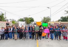 Inauguraron vecinos de Las Cumbres y Carlos Peña Ortiz nueva pavimentación