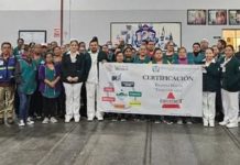 Entregó UMF No. 41 Bandera Blanca PrevenIMSS a empresa maquiladora