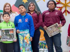 Se llevo a cabo una posada navideña para la niñes camarguense