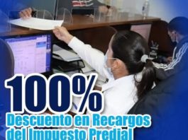 Invitan a contribuyentes aprovechar descuento del 100% en recargos en pago del Impuesto Predial