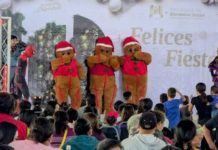 Llevan magia de la Navidad a la colonia Santa María